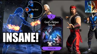 TANUKI Makes Fujin INVINCIBLE! MK Mobile MK 11 Liu Kang Survivor Mode Team Gameplay!