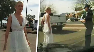 Woman Pulled Over by Cops Says She Was on Way to Get Married