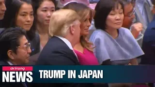 Trump, Abe show off friendship through golf and sumo