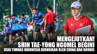 MENGEJUTKAN! SHIN TAE-YONG NGOMEL BEGINI USAI TIMNAS INDONESIA DIRUGIKAN OLEH CHINA DAN BRUNEI