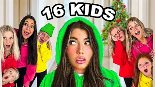 WAKiNG UP 16 KiDS for CHRiSTMAS 😳