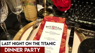 How to Host a "Last Night on the Titanic" Dinner Party (with themed decor, food & activities)