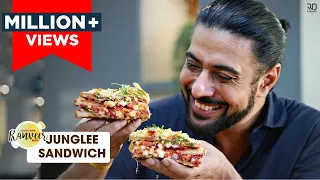 Famous Jumbo मसाला सैंडविच  | street style Masala Junglee Sandwich | जंगली snack | Chef Ranveer Brar