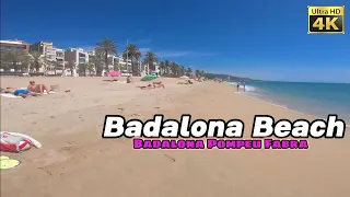 Badalona Beach Barcelona 🇪🇦 2 Summer | GoPro 4K - 30 fps | 4K Ultra HD #4keurotripbcn #gopro #beach