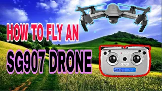 SG907 DRONE CAMERA UNBOXING| HOW TO FLY AN SG907 DRONE