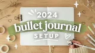 My 2024 Bullet Journal Setup