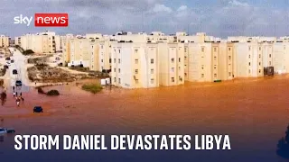 Libya: 2,000 people feared dead in flood caused by Storm Daniel