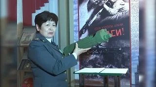 Пулемет Маншук Маметовой показали в музее Уральска