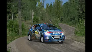 New stage Myhinpää 2023 Finland - Peugeot 208 R2 onboard - RSF RBR - Richard Burns Rally POV