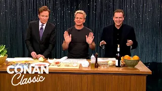 Conan & Norm Macdonald Cook With Gordon Ramsay | Late Night with Conan O’Brien