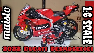 1/6 Scale Maisto 2022 Ducati Desmosedici GP Francesco Bagnaia 63