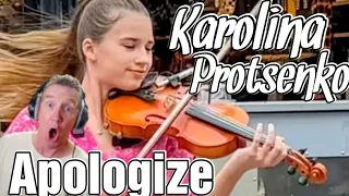 Karolina Protsenko  -  Apologize ( One Republic)  *REACTION!* 🔥