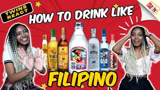 LATINAS REACTION - Filipino Drinking Etiquette 101 Reaction