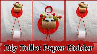 This idea is Awesome !!! - DIY Toilet Paper Holder Stand | Waste material Craft ideas