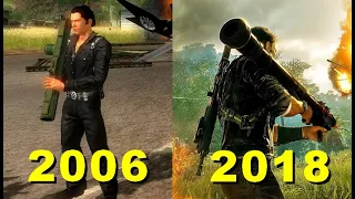 Evolution of Just Cause games 2006-2018