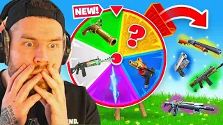 die *ZUFÄLLIGE* GLÜCKSRAD CHALLANGE in Fortnite!