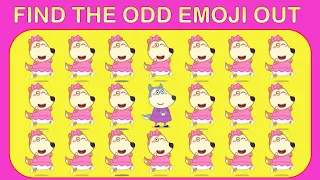 HOW GOOD ARE YOUR EYES #1 l Find The ODD One Out l Emoji Puzzle Quiz #findthedifference @Wolfoo