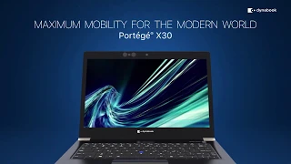 Dynabook Portege X30 - Maximum Mobility for the Modern World