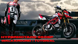 2018 - 2023 Ducati Hypermotard 950SP Walkaround + Tutorial