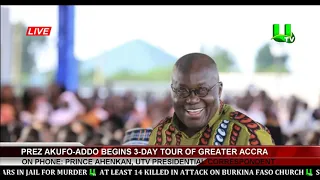 Prez Akufo-Addo Begin 3-Day Tour Of Greater Accra