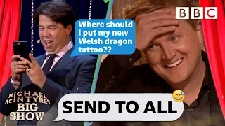 Send To All with Aled Jones - Michael McIntyre's Big Show: Series 2 Episode 6 - BBC One