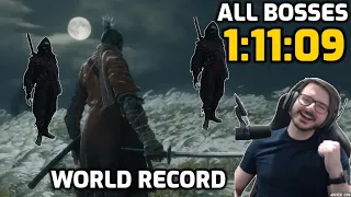 Sekiro All Bosses Speedrun in 1:11:09 [Former World Record] (Glitchless)