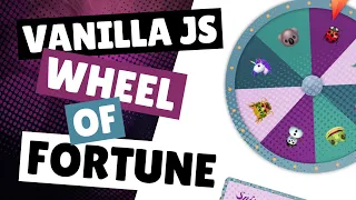 Vanilla Javascript - Wheel Of Fortune mini game