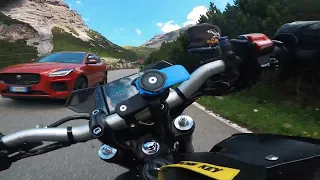 Pure Sound -  MT-09 2021 - Roads Italia Full Exhaust on Passo dello Stelvio Full Gas ⚠️ High Side ⚠️