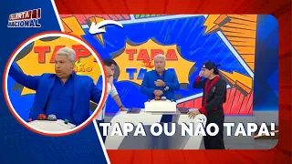 TAPA OU NÃO TAPA: REPÓRTERES X ELENCO