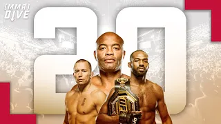 The Top-20 GREATEST Fighters In MMA History
