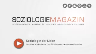 Soziologie der Liebe- Ein Interview mit Prof. Dr. Udo Thiedeke