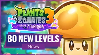 Plants vs Zombies 3 Just Got a HUGE UPDATE: 80 New Levels, Sun-shroom & More!! (News)
