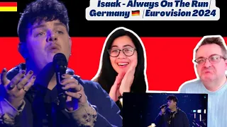 Isaak - Always On The Run | Germany 🇩🇪  | Eurovision 2024 - 🇩🇰REACTION