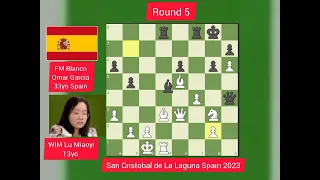 Lu Miaoyi destroyed a 33yo Seasoned FM in his homeland!!! San Cristobal La Laguna Spain 2023