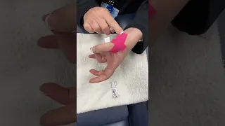 CMC joint… how to tape your own thumb for support and pain relief!