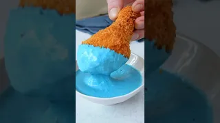 Forget pink sauce – try blue sauce instead! 🫐😍 #shorts #scrumdiddlyumptious #food #viral #trending