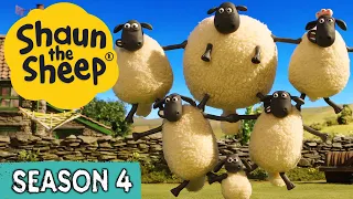 Shaun the Sheep Season 4 🐑 Full Episodes (21-25) 🦆 Duck, Goat, Secrets + MORE | Cartoons for Kids