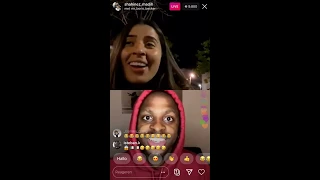 BORIS BECKER & RADOUDOU13 & SA FEMME SHAHINEZ DOIT COURIR 1 KM Instagram live 4-05-2020