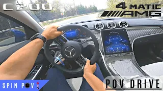 2022 MERCEDES BENZ C 200 4 MATIC - AUTOBAHN POV Test Drive