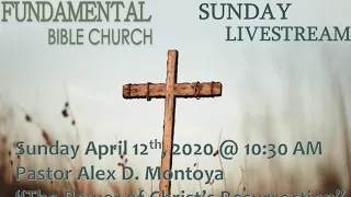 Special FFBC LiveStream Easter Sunday - April 12, 2020