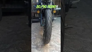 DIABLO ROSSO 80/90 100/80 ON SUZUKI RAIDER 150 FI