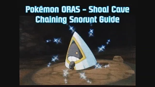 Pokemon ORAS - DexNav Guide - Shiny Snorunt