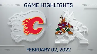 NHL Highlights | Flames vs. Coyotes - Feb. 2, 2022