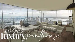 Bloxburg | NYC Curved Penthouse | 450k | House Build