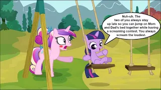 [MLP Comic Dub] Foal-Sitting (saucy comedy)