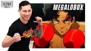 MMA Boxer Breaks Down Megalo Box Anime Boxing Fight Scene | Scenic Fights