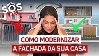 FACHADA E MURO DE CASAS MODERNAS E SIMPLES! Erros E Soluções • SOS OBRAS #38 • Larissa Reis