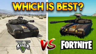 GTA 5 TITAN TANK VS FORTNITE TITAN TANK : WHICH IS BEST?
