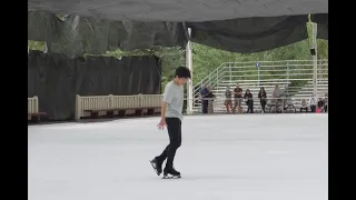 Nathan Chen | Warm up and practice at Sun Valley 2023 | 4K