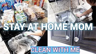 STAY AT HOME MOM CLEAN WITH ME /messy house/cleaning motivation/organization/mom life/organize/2023